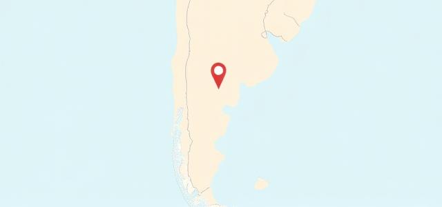Mapa de Buenos Aires, Argentina, mostrando la ubicación general de Bosque Glacial